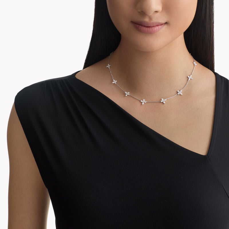 Classic Butterfly Petite Diamond Necklace