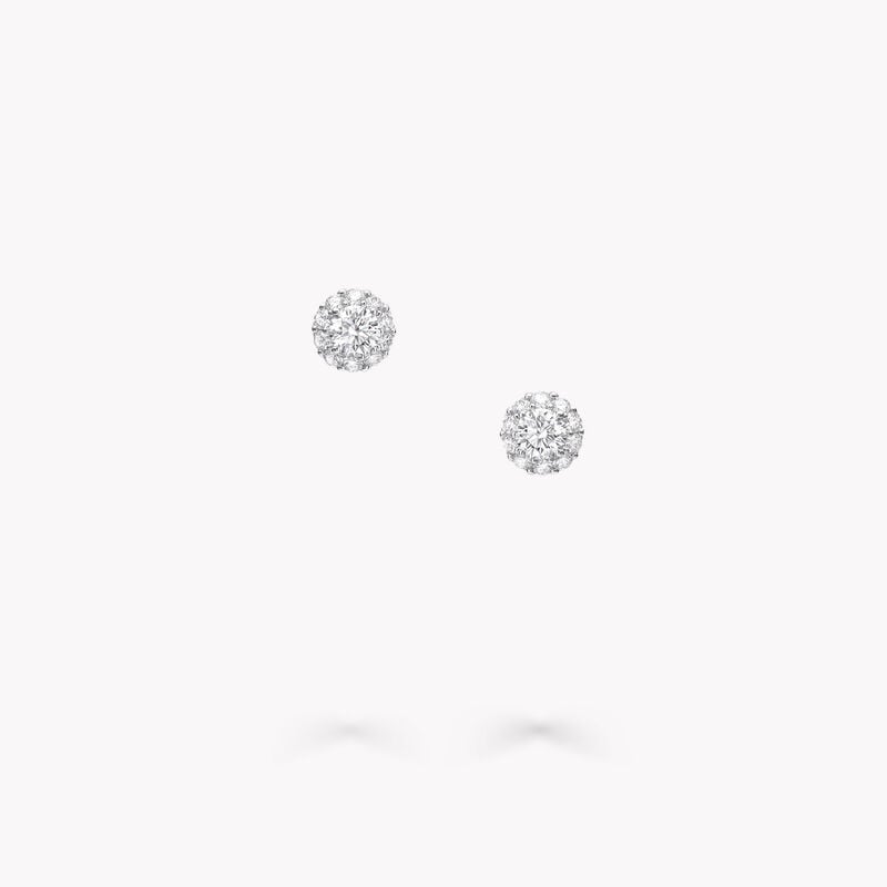Icon Round Diamond Stud Earrings