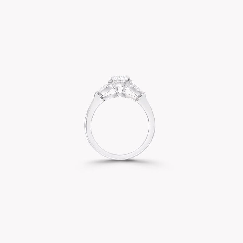 Bague de fian&ccedil;ailles ovale en diamants Promise
