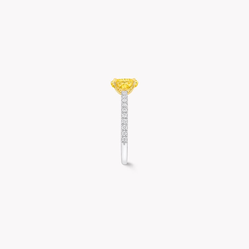 Foufou Oval Yellow Diamond Ring