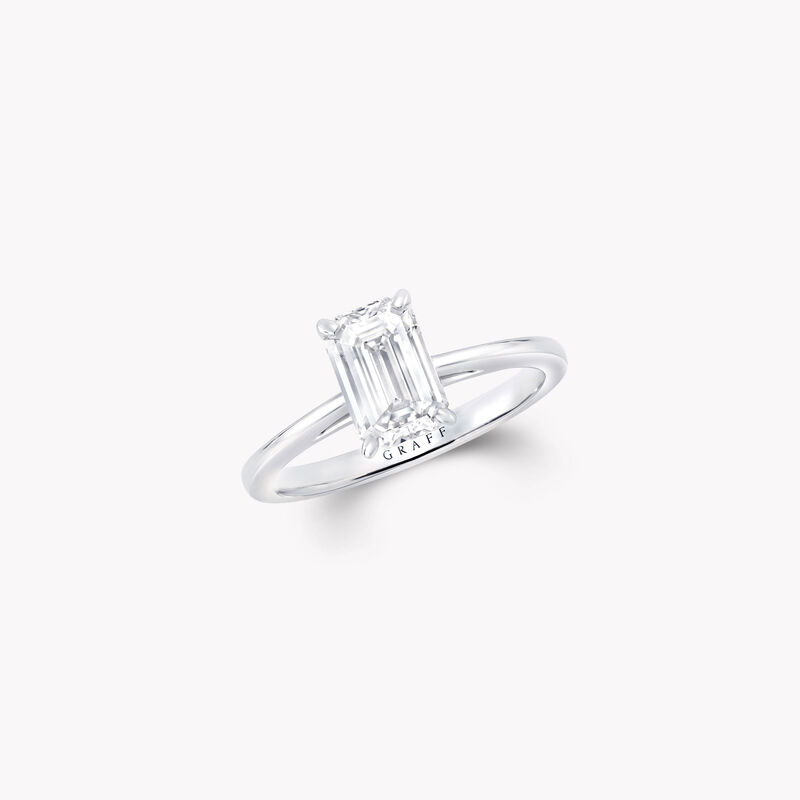 Paragon Emerald Cut Diamond Engagement Ring