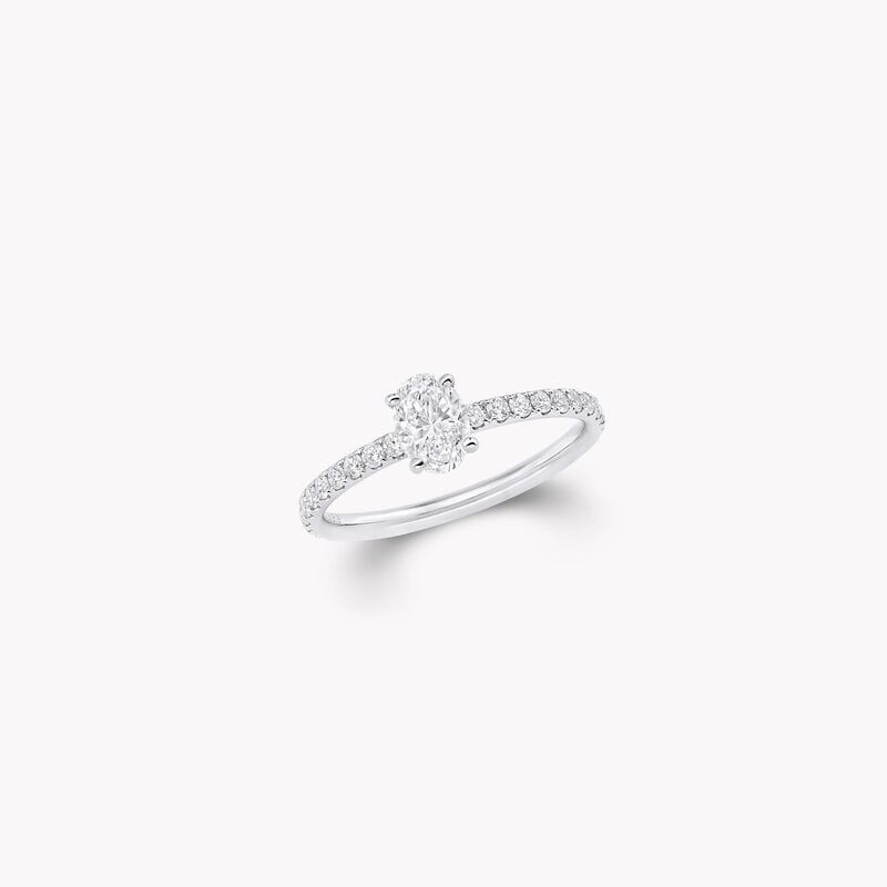 Bague Foufou avec diamant ovale