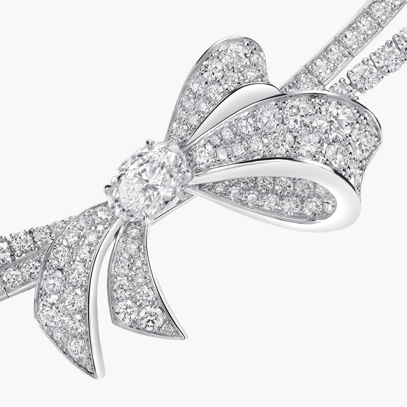 Tilda's Bow Diamond Necklace