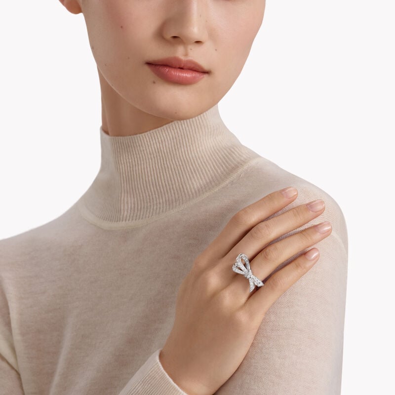 Tilda's Bow Diamond Ring