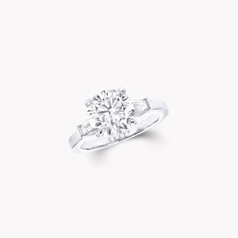 Promise Round Diamond Engagement Ring