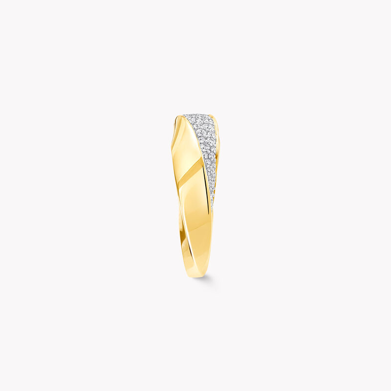 Spiral Diamond Ring