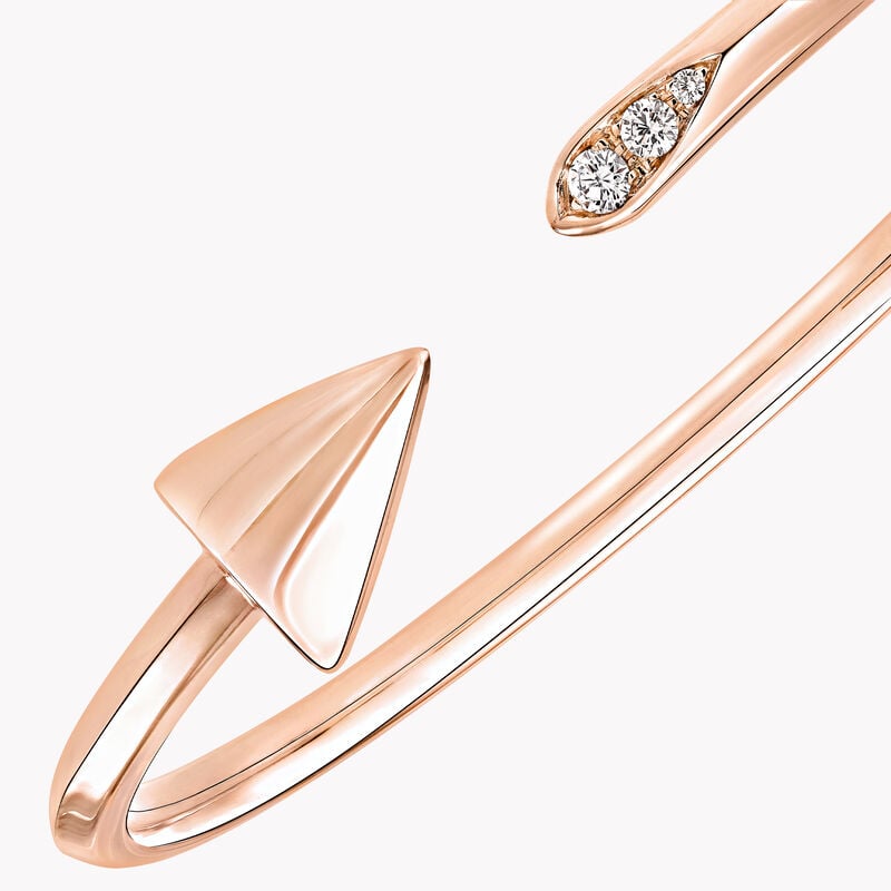 Follow Me Triple Diamond Bangle