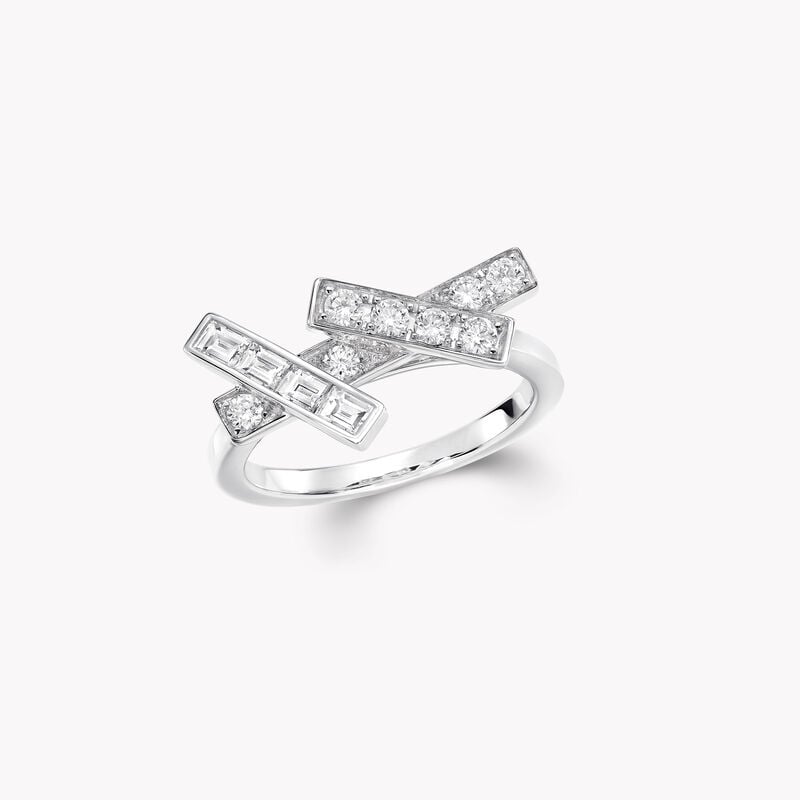 Threads Diamond Mini Ring
