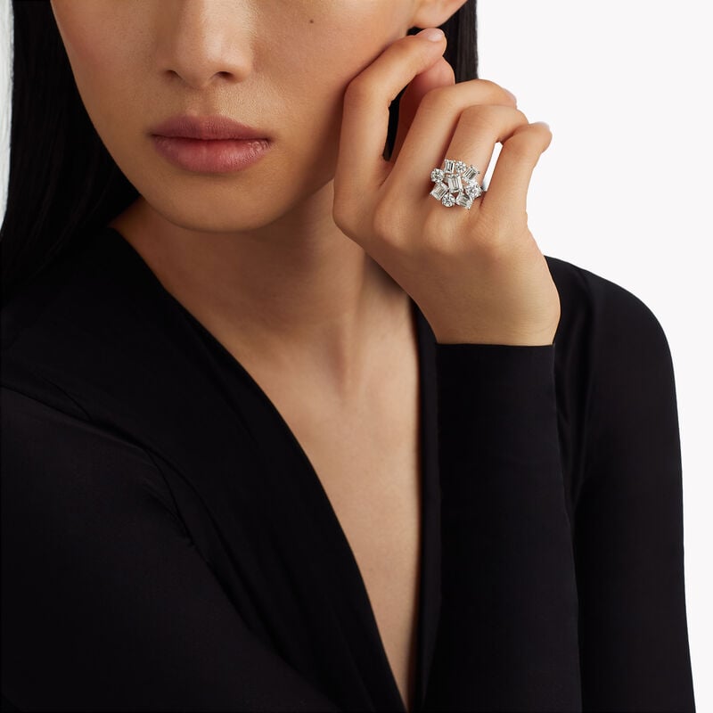 Multi Shape Diamond Ring