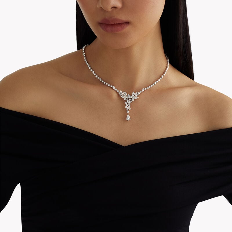 Classic Butterfly Diamond Necklace