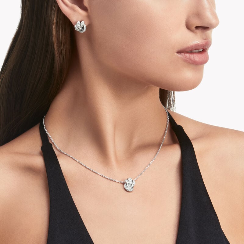 Tilda&rsquo;s Bow Pav&eacute; Diamond Pendant
