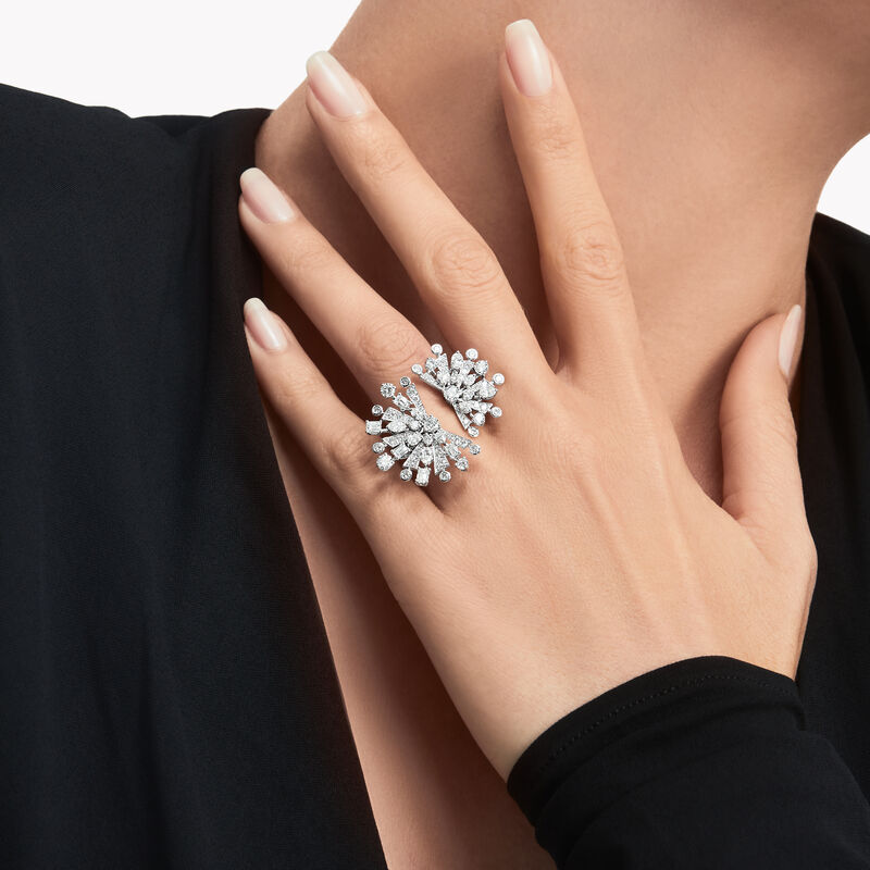 New Dawn Multi-Shape Double Diamond Ring