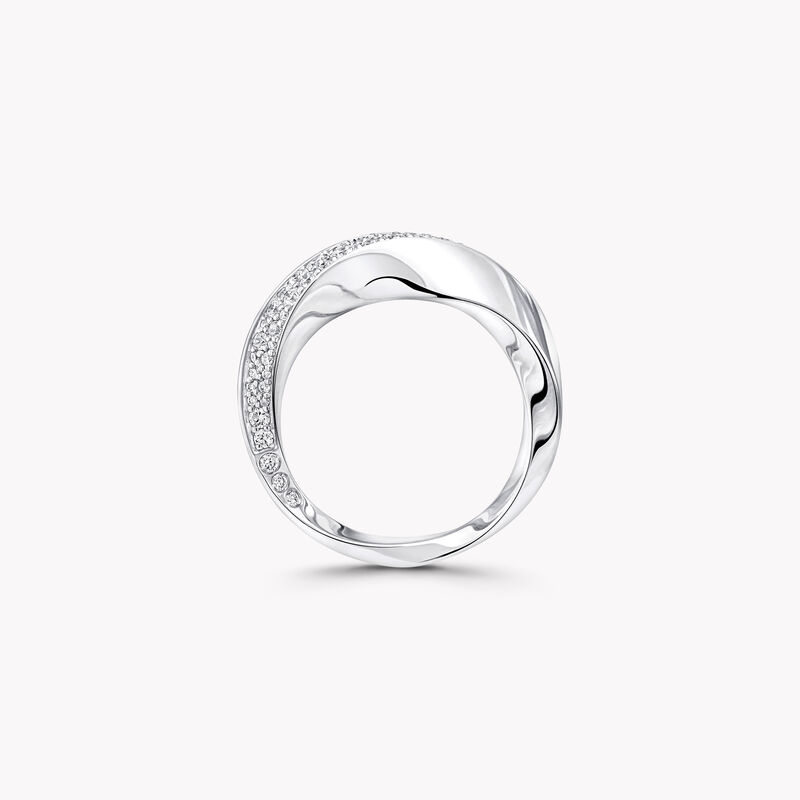 Spiral Diamond Ring