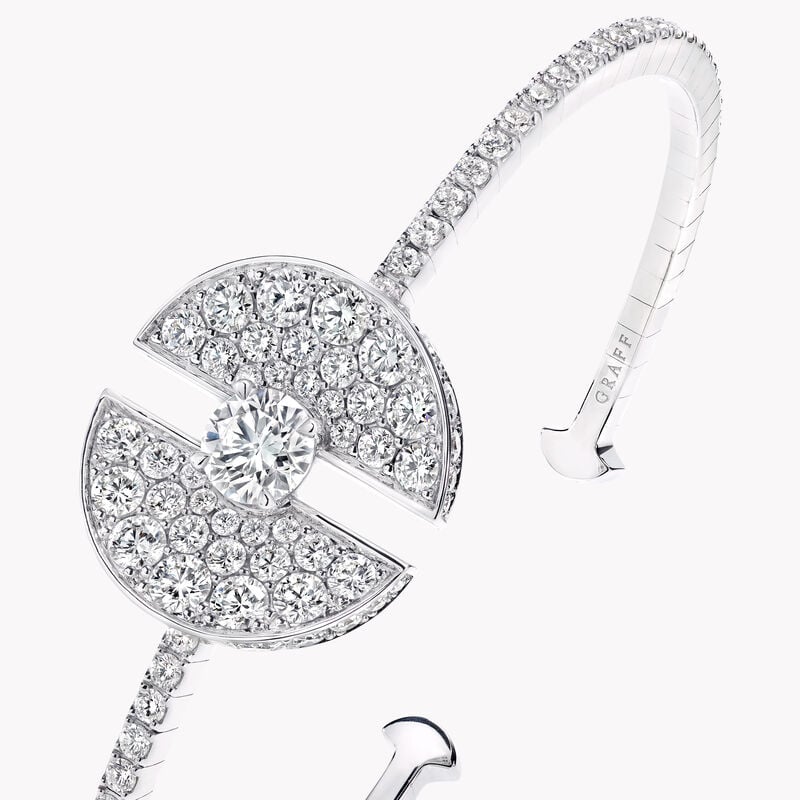 Night Moon Diamond Bangle