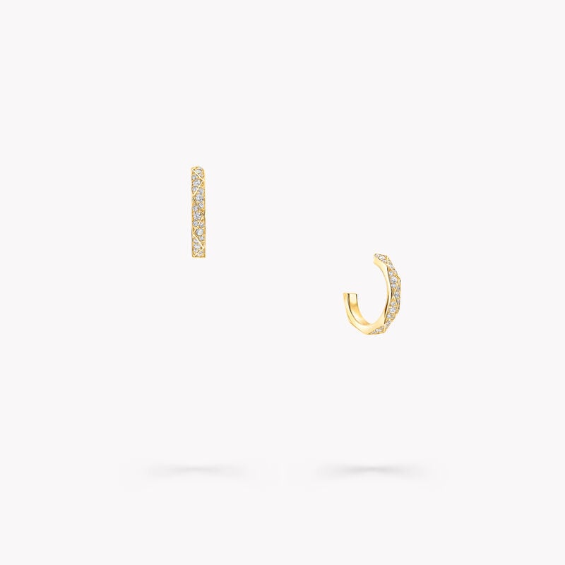 Laurence Graff Signature Pav&eacute; Diamond Hoop Earrings