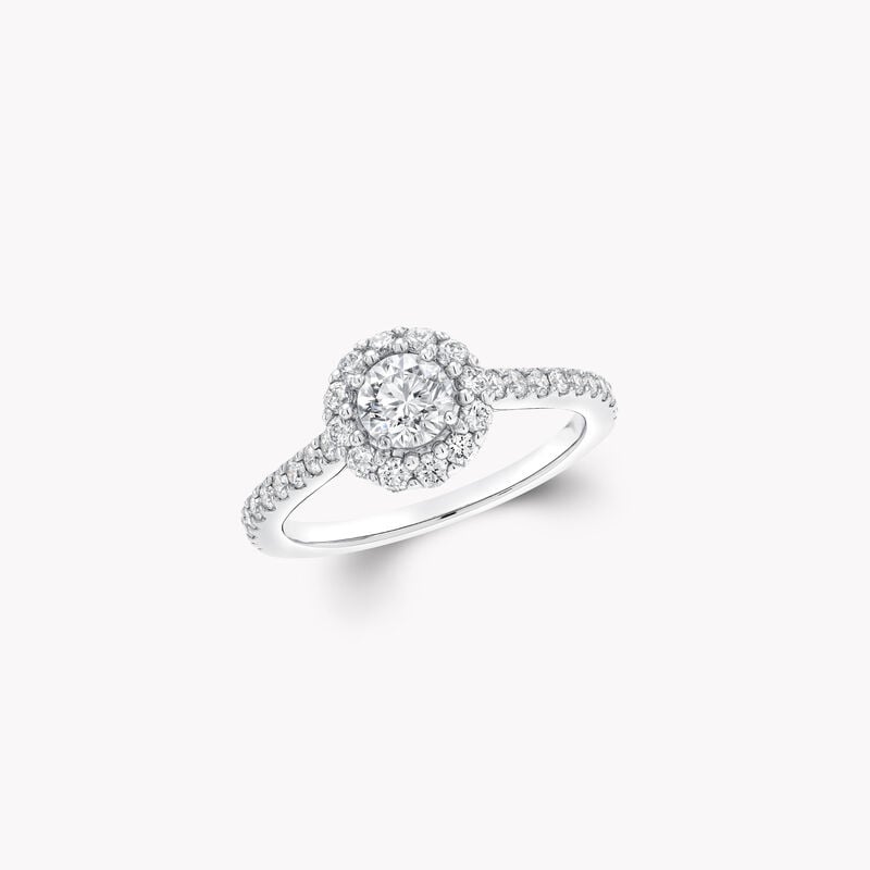 Bague de fian&ccedil;ailles Icon sertie d&rsquo;un diamant rond