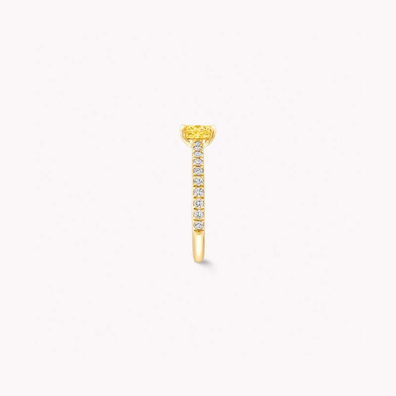 Foufou Radiant Yellow Diamond Ring