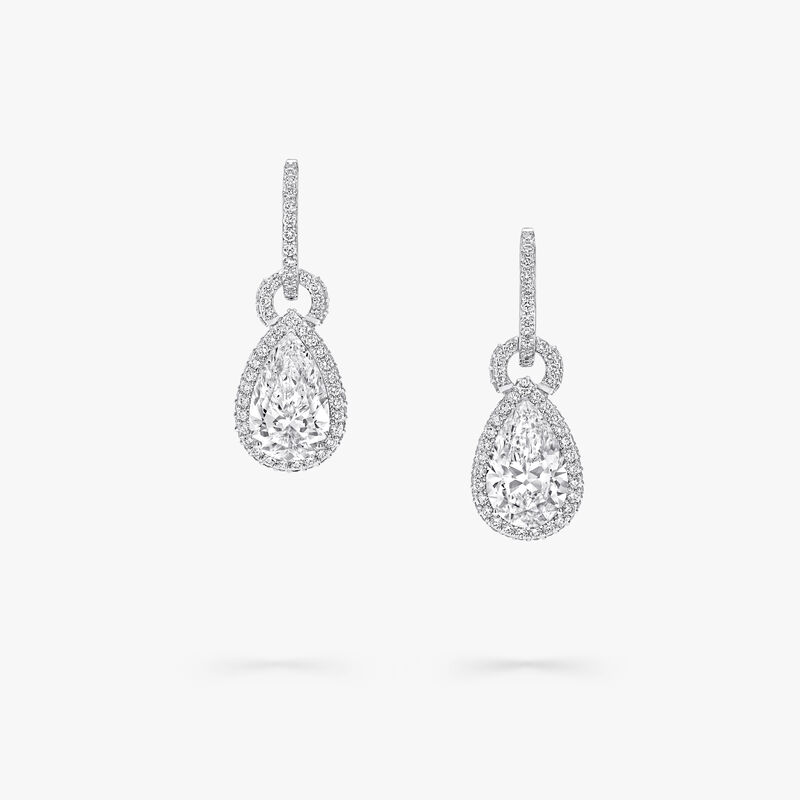 Icon 8 Pear Shape Diamond Earrings