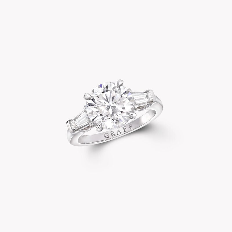 Promise Round Diamond Engagement Ring