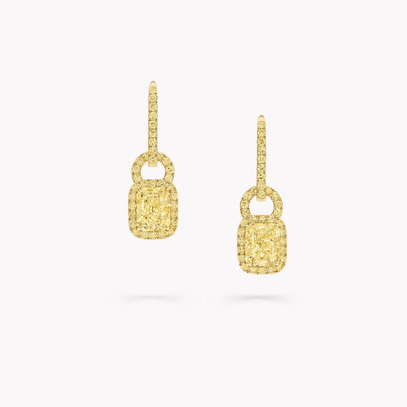 Icon 8 Radiant Yellow Diamond Earrings