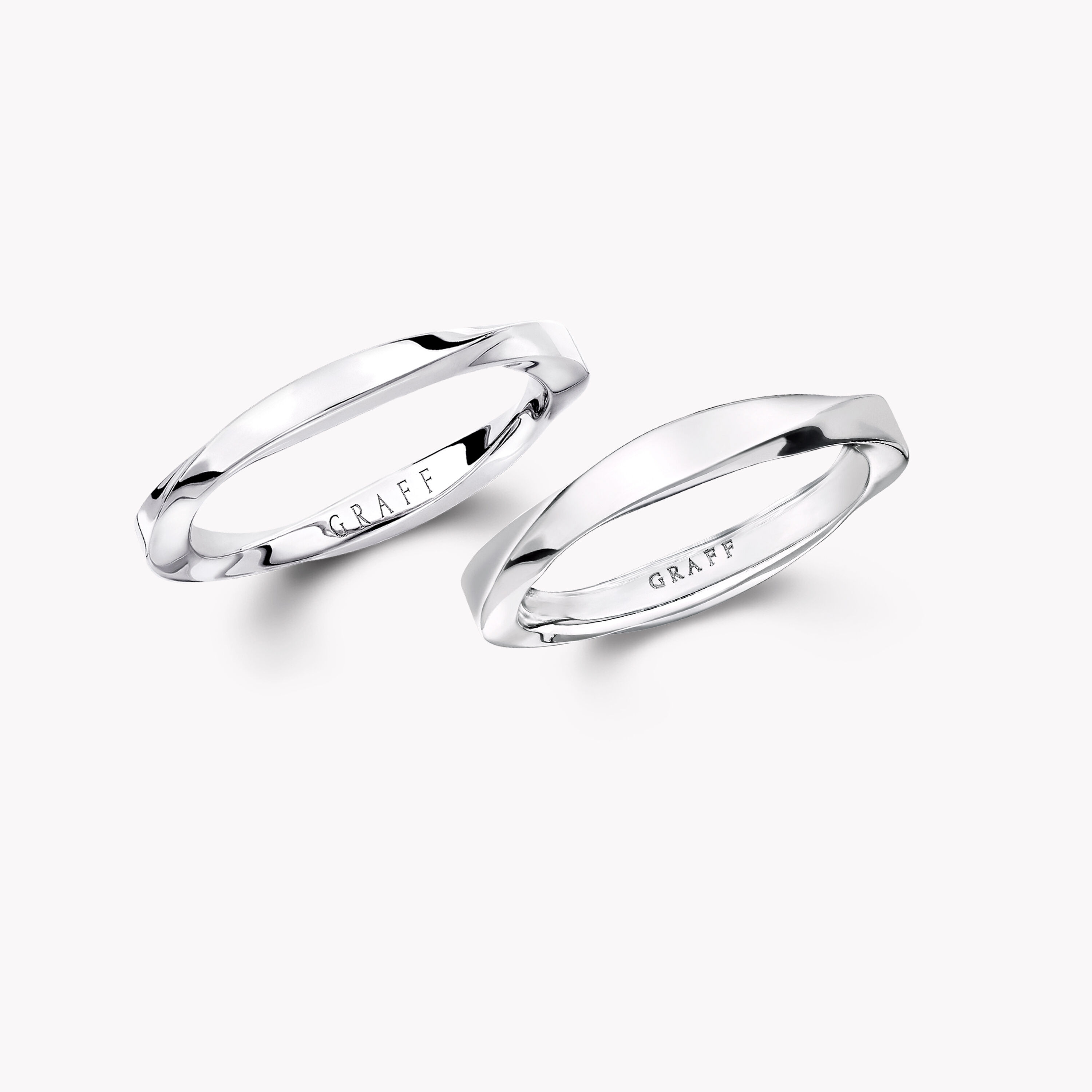 スパイラル バンドセット, White Gold - Graff