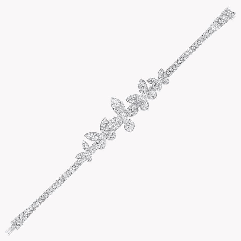 Pav&eacute; Butterfly Diamond Bracelet