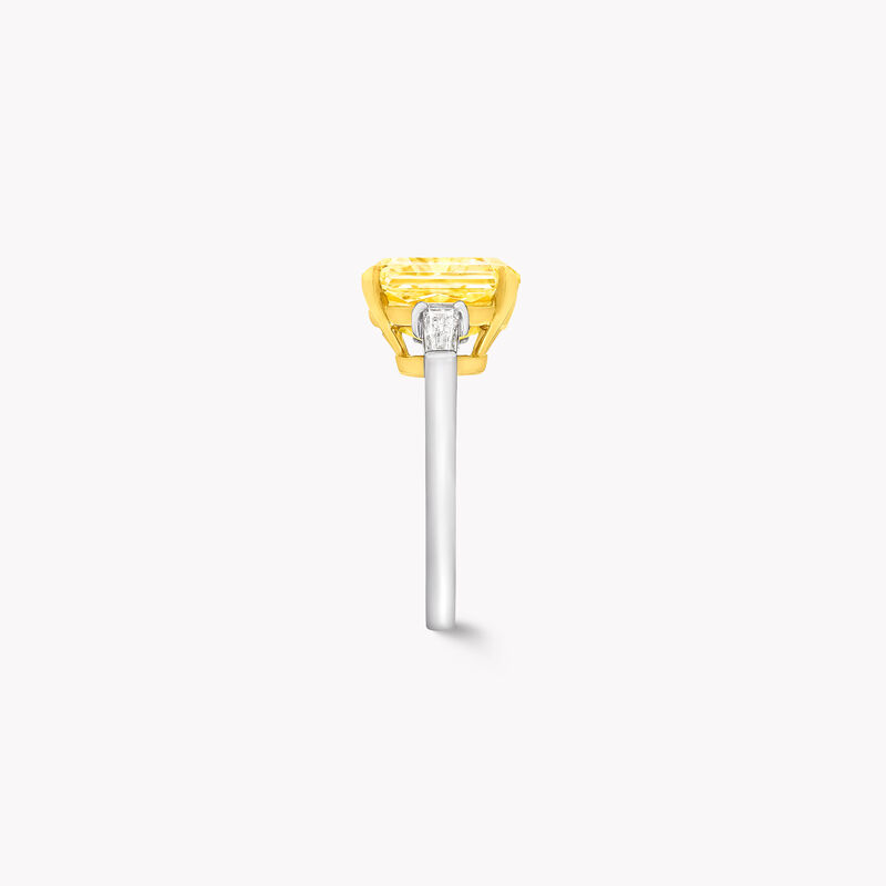 Promise Radiant Cut Yellow Diamond Engagement Ring