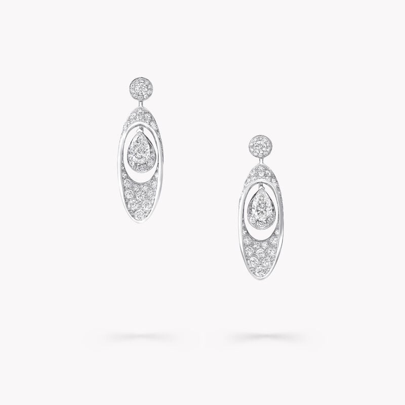 Graff Gateway Pear Shape Diamond Earrings