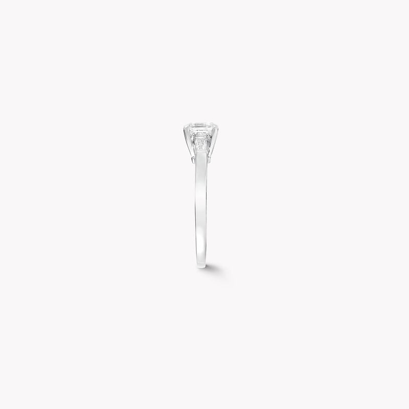 Promise Square Emerald Cut Diamond Engagement Ring