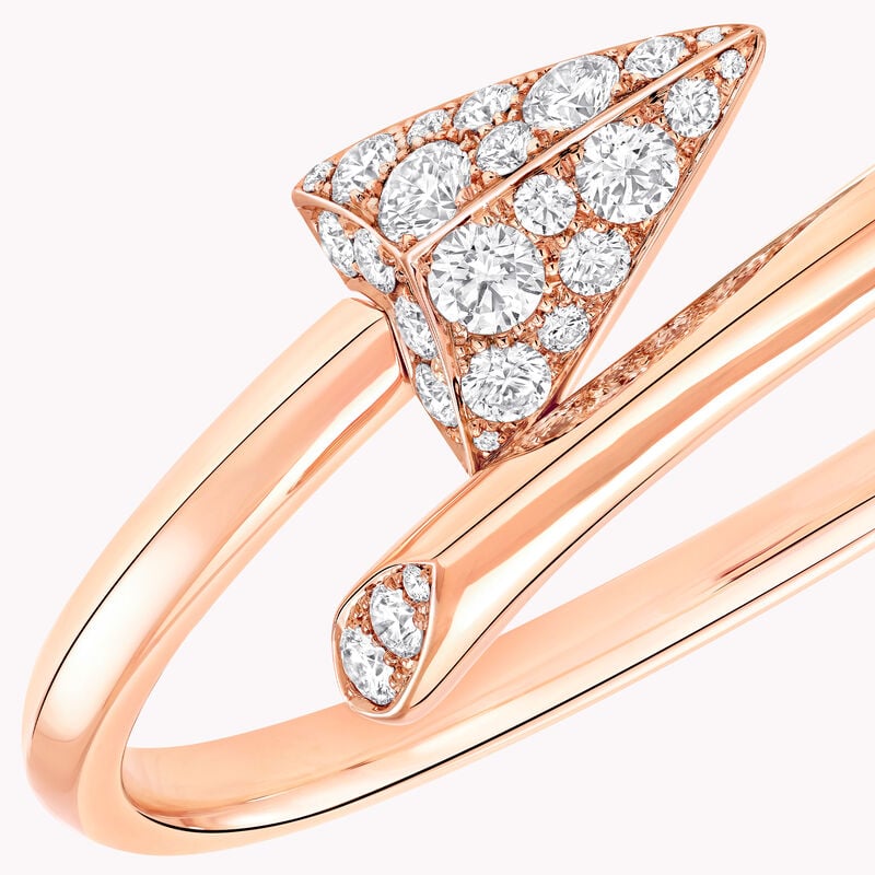 Follow Me Pav&eacute; Diamond Accent Bangle