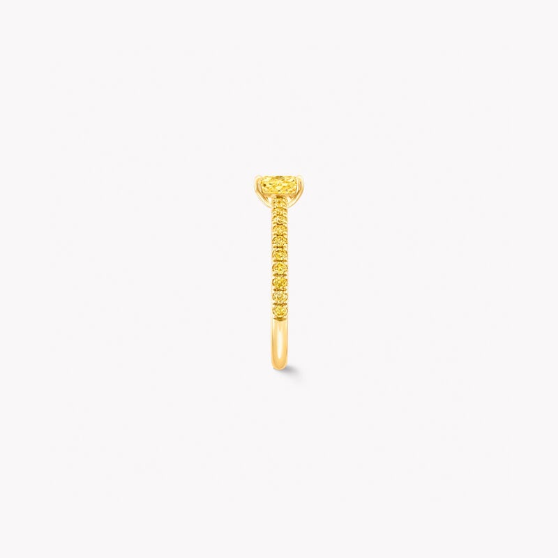 Foufou Radiant Yellow Diamond Ring