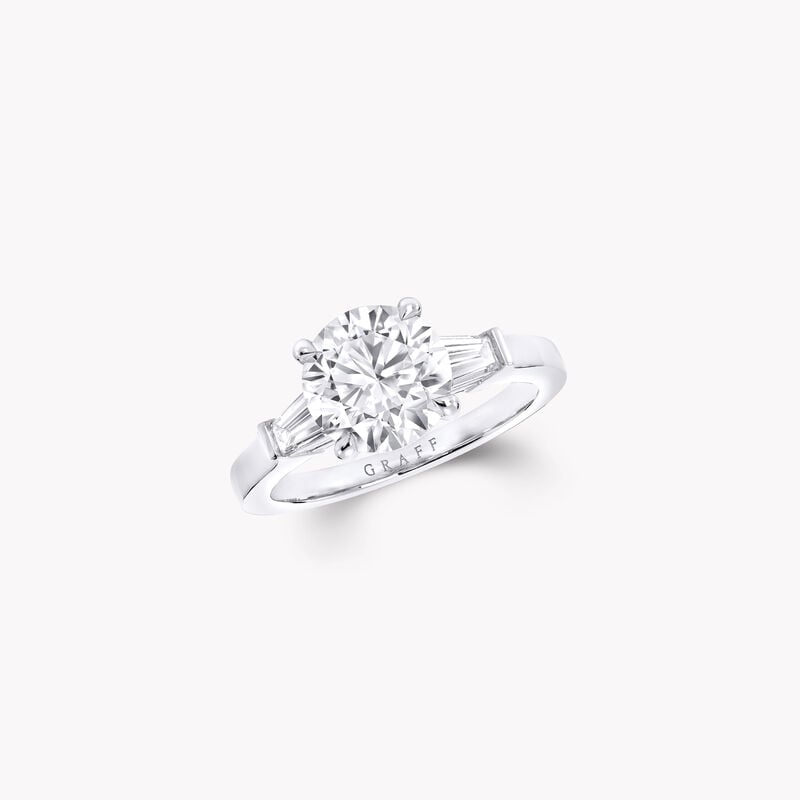 Promise Round Diamond Engagement Ring