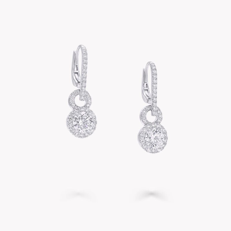 Icon 8 Round Diamond Earrings