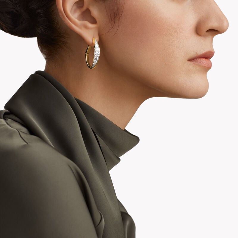 Spiral Diamond Earrings