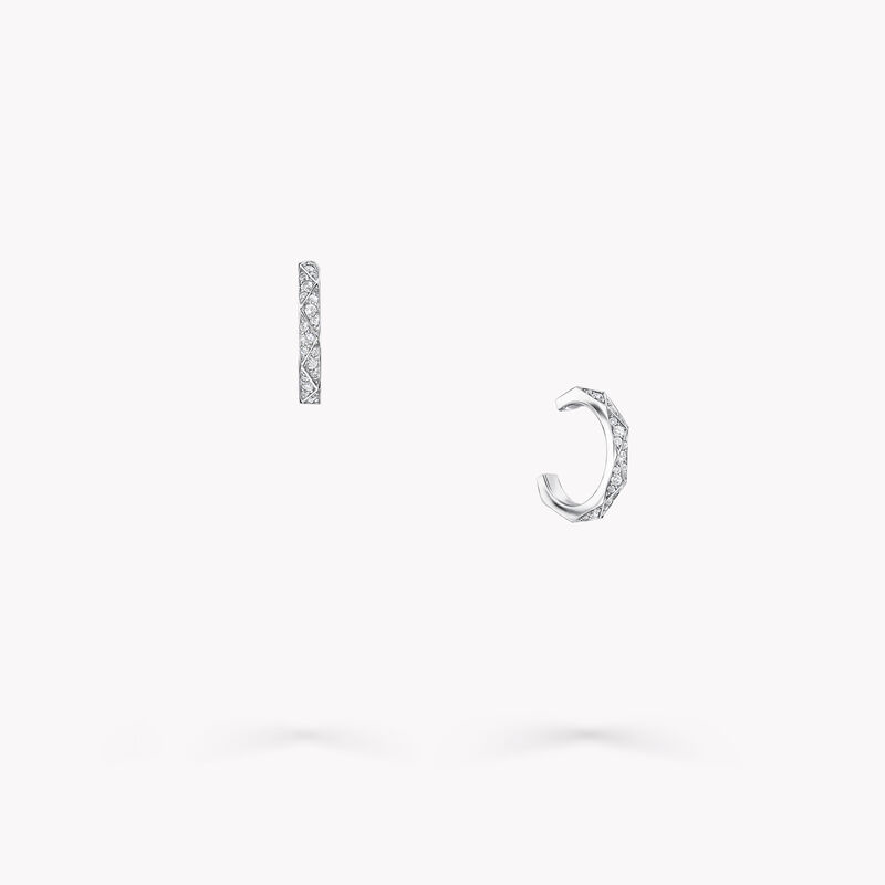 Laurence Graff Signature Pav&eacute; Diamond Hoop Earrings