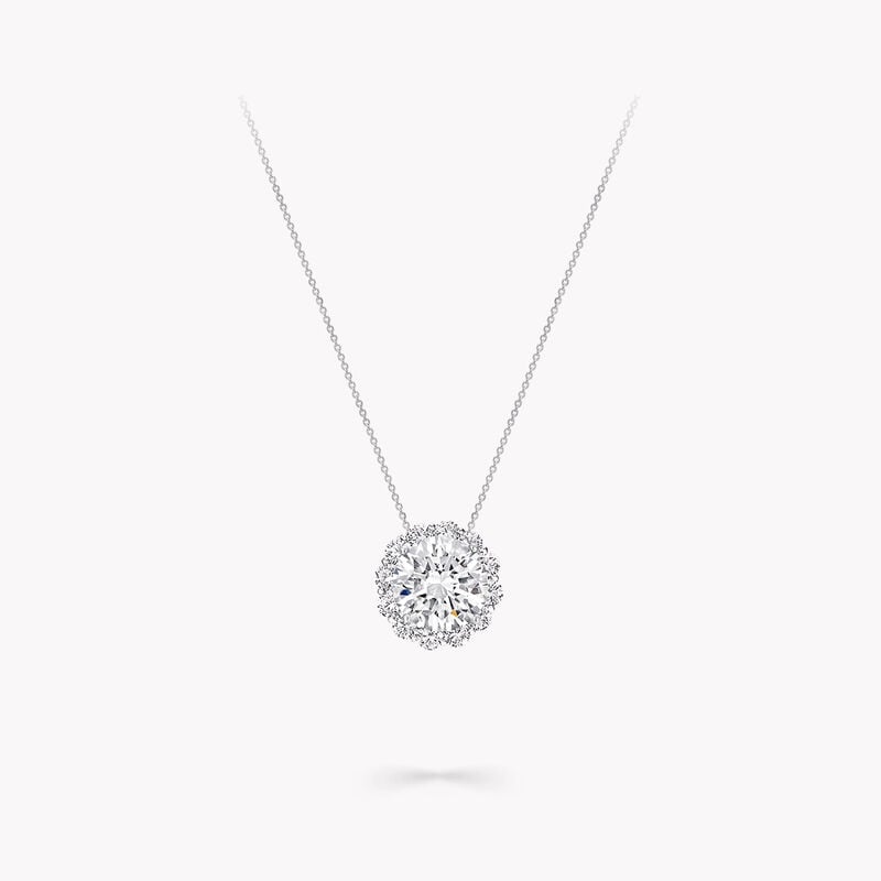 Icon Round Diamond Pendant