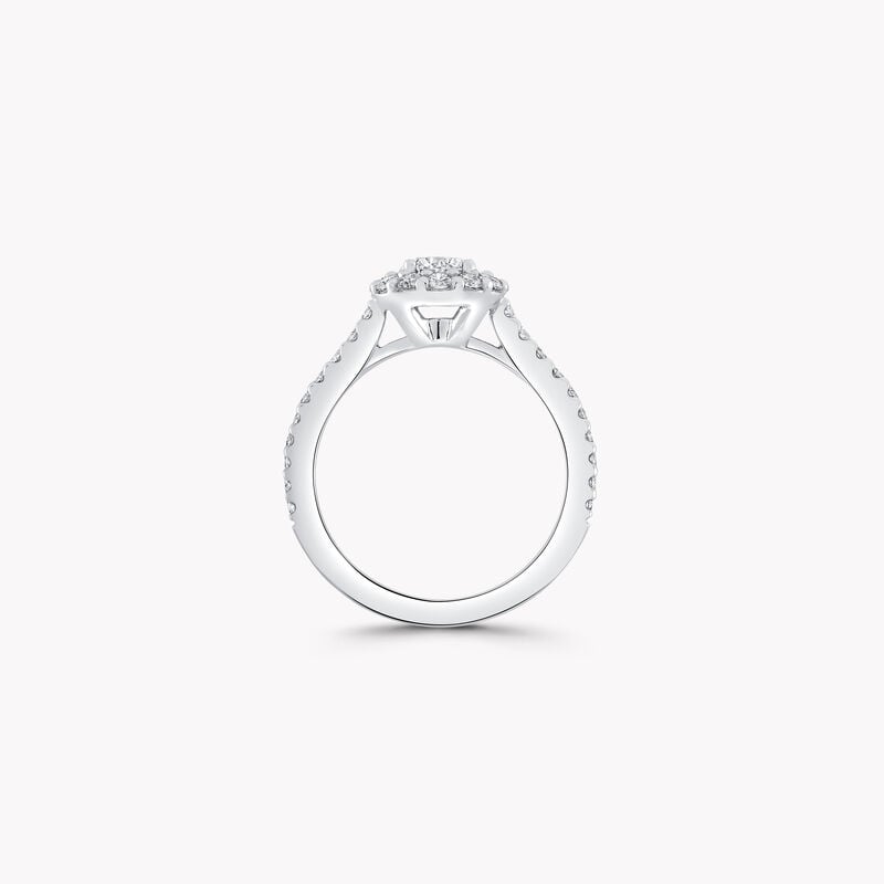 Bague de fian&ccedil;ailles Icon sertie d&rsquo;un diamant rond