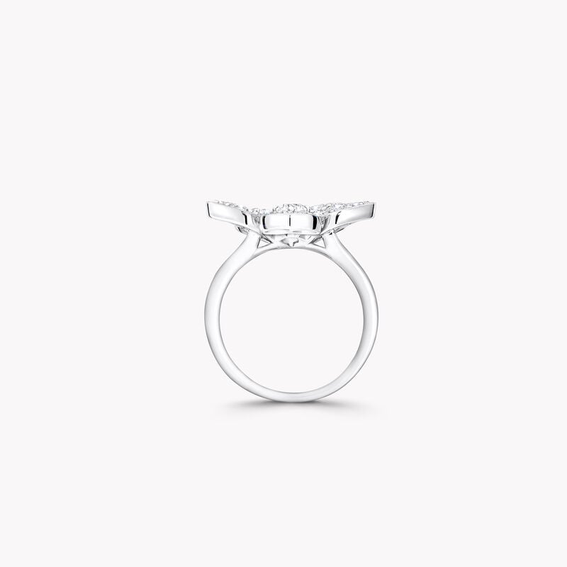 Wild Flower Large Pav&eacute; Diamond Ring