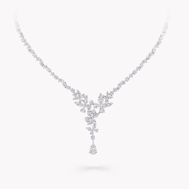 Classic Butterfly Diamond Necklace