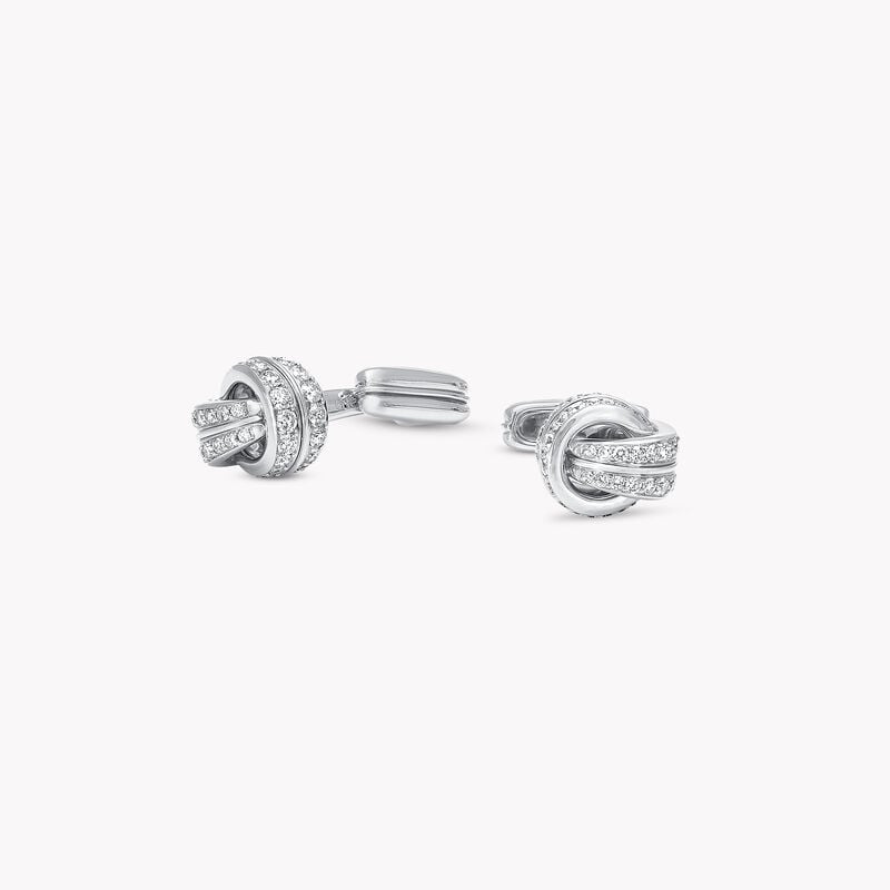 Love Knot Diamond Cufflinks