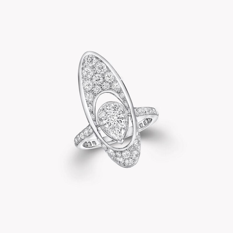 Graff Gateway Pear Shape Diamond Ring