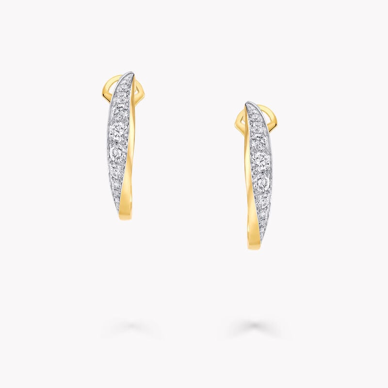 Spiral Diamond Earrings