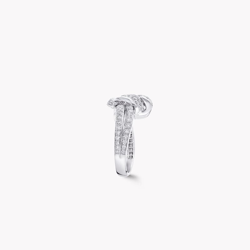 Bague en pav&eacute;s de diamants Tilda's Bow