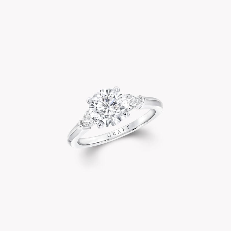 Promise Round Diamond Engagement Ring