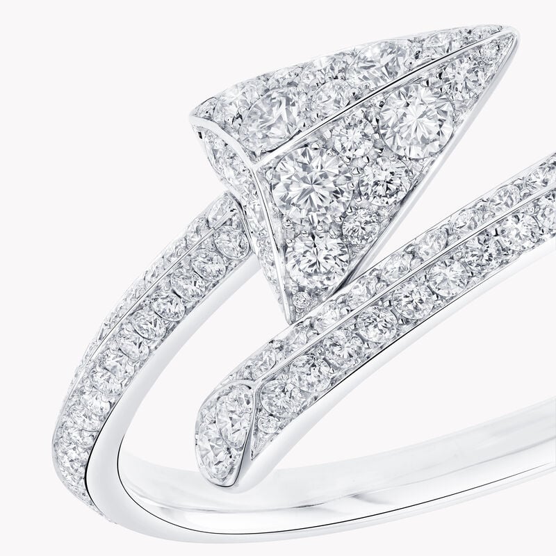 Follow Me Pav&eacute; Diamond Bangle