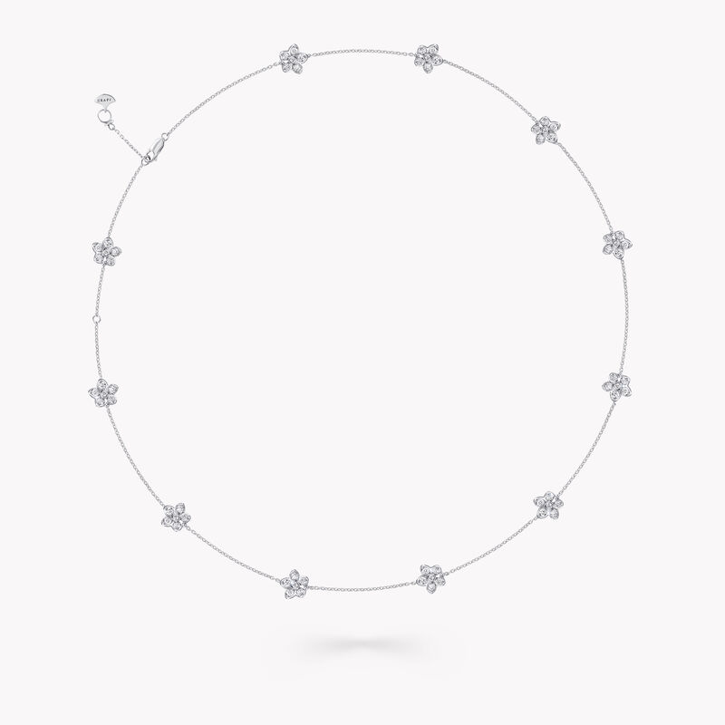 Wild Flower Petite Pav&eacute; Diamond Necklace