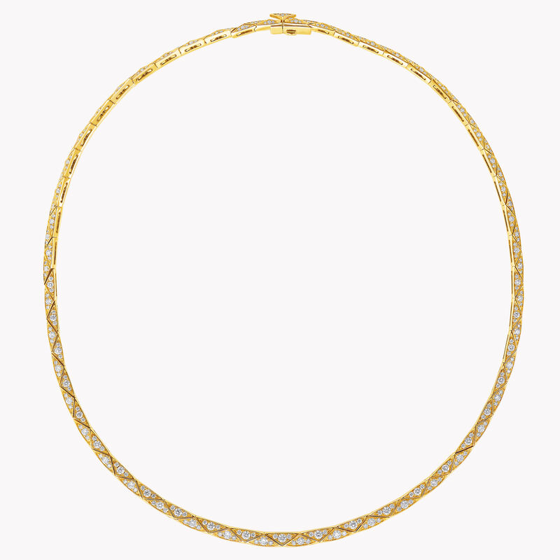 Laurence Graff Signature Faceted Chain Necklace