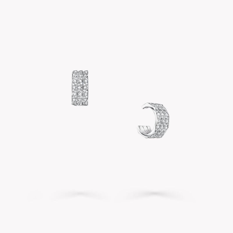 Laurence Graff Signature Pav&eacute; Diamond Hoop Earrings