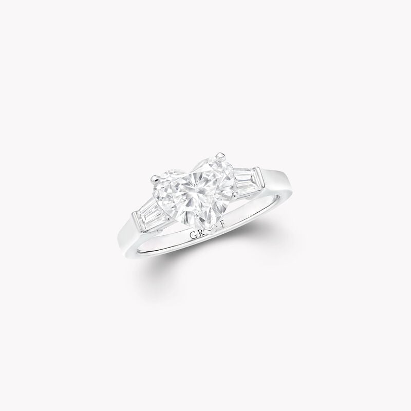 Promise Heart Shape Diamond Engagement Ring