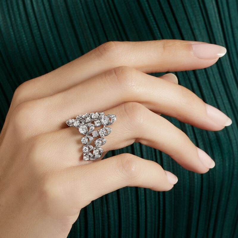Graff Gateway Double Row Diamond Ring